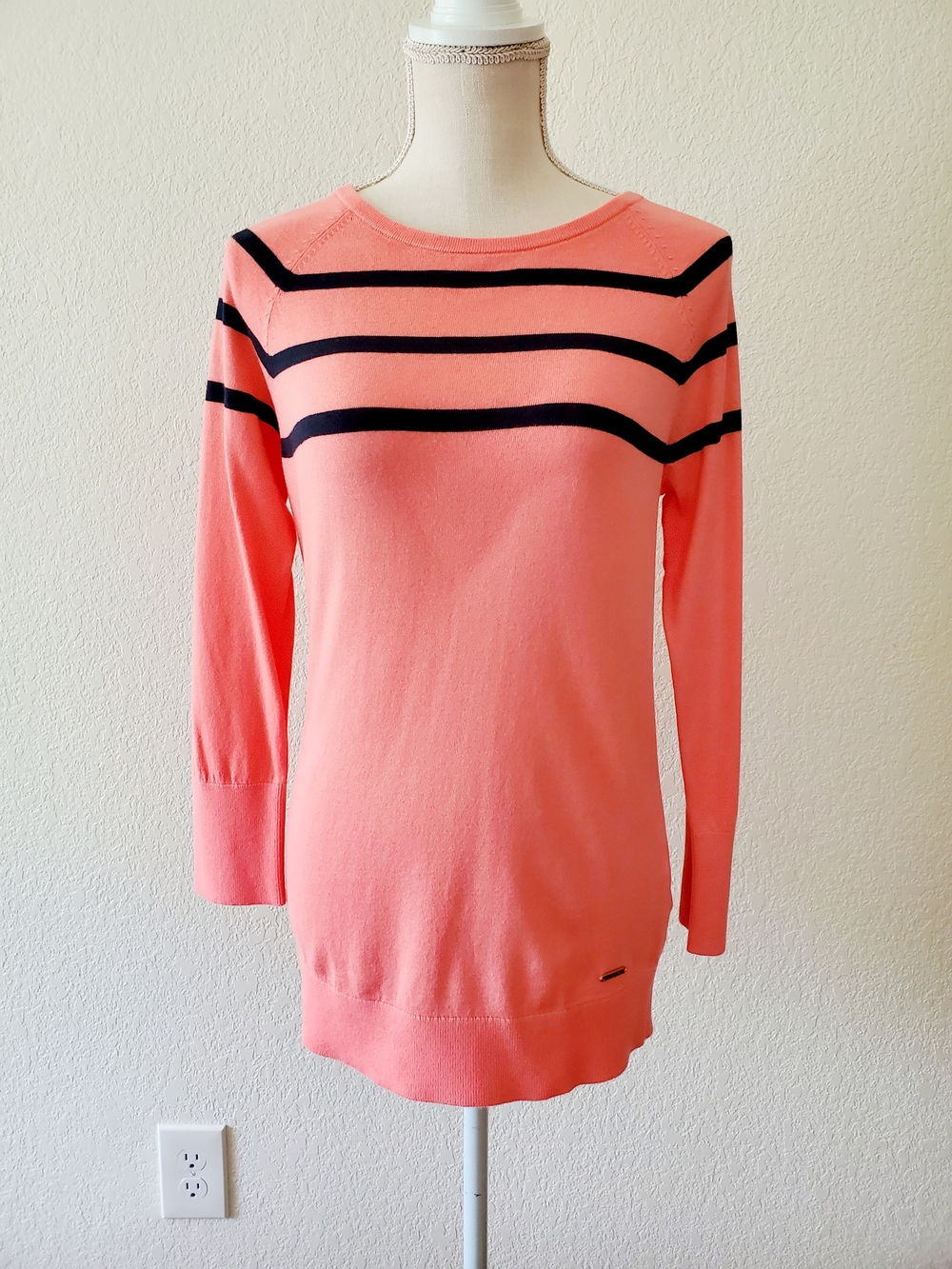 Nautica Coral Knit Pullover